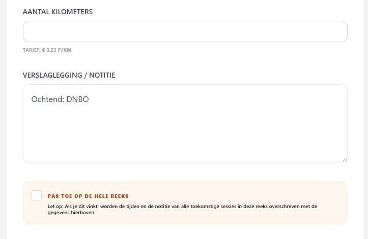 Wijziging toepassen op reeks