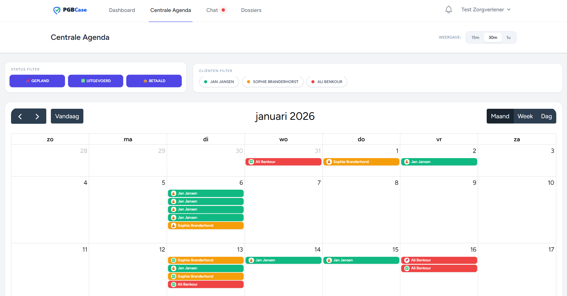 Centrale Agenda Planning